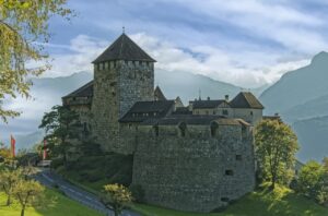 liechtenstein, rätikon, vaduz-castillo verano